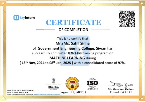 Sahil Sinha