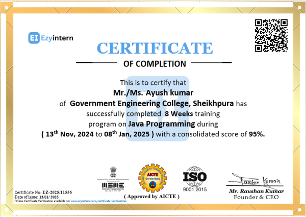 Ayush kumar